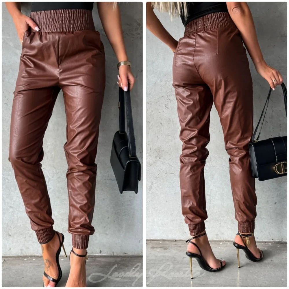 Black High Waist Pants - Picture 6 of 7